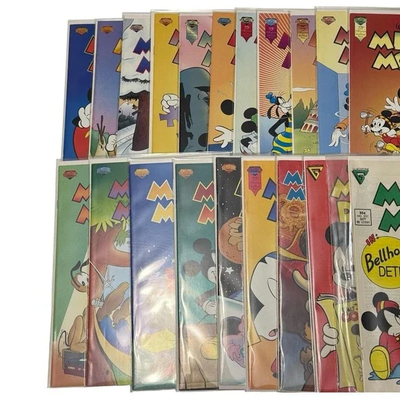 Vintage Walt Disney Mickey Mouse & Friends Comic Lot 20 Gemstone Gladstone NM - Picture 3 of 8